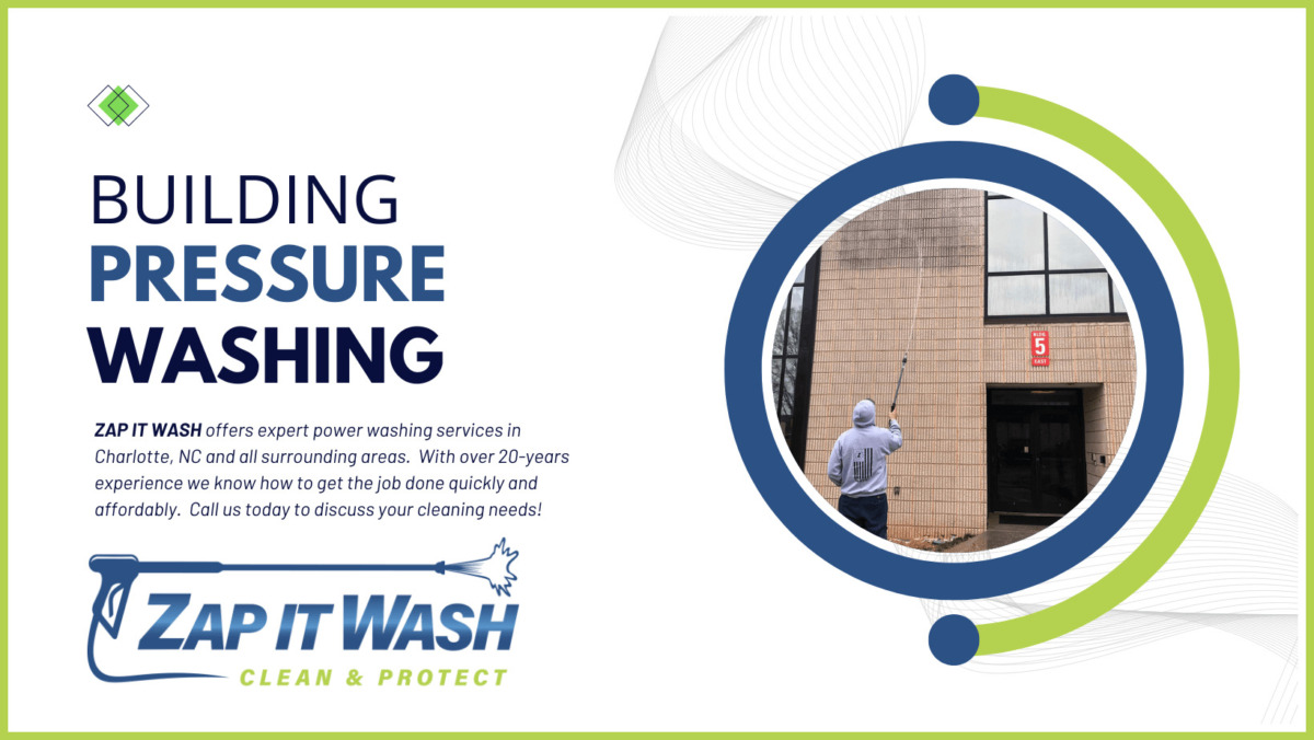 house-washing-charlotte building pressure washing