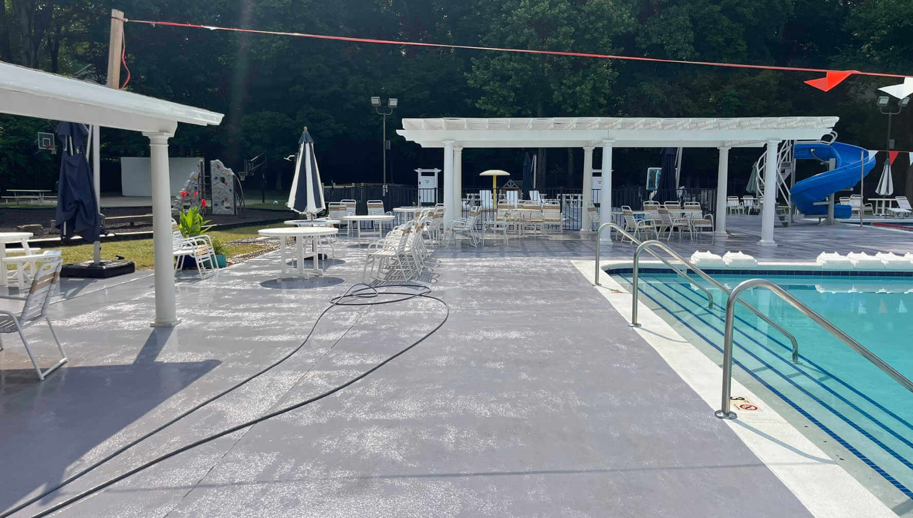 house-washing-charlotte Pool Deck Cleaning