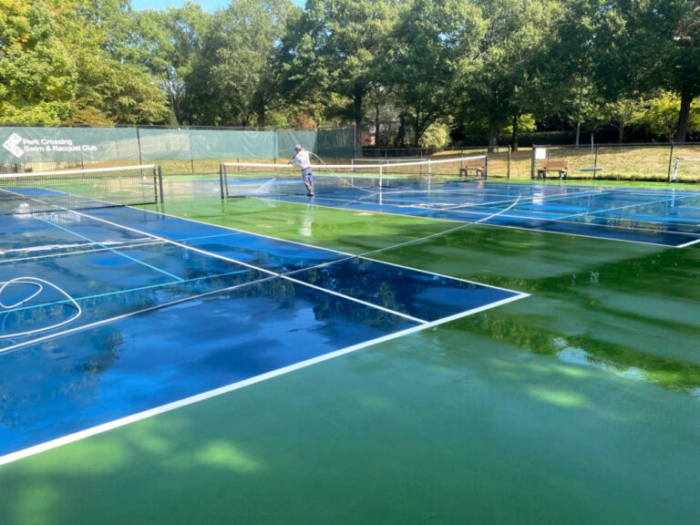 Tennis Court Cleaning